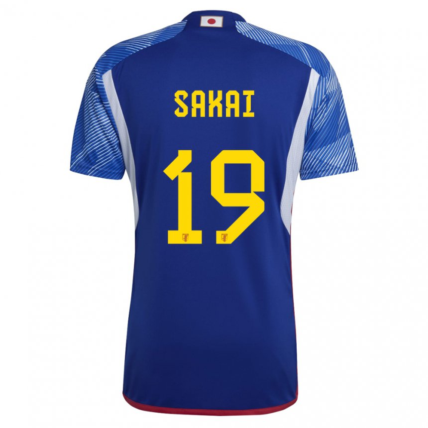 Bambino Maglia Giappone Hiroki Sakai #19 Blu Reale Kit Gara Home 22-24 Maglietta