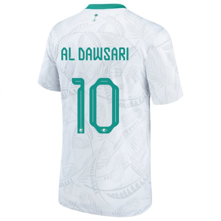 Bambino Maglia Arabia Saudita Salem Al Dawsari #10 Bianco Kit Gara Home 22-24 Maglietta