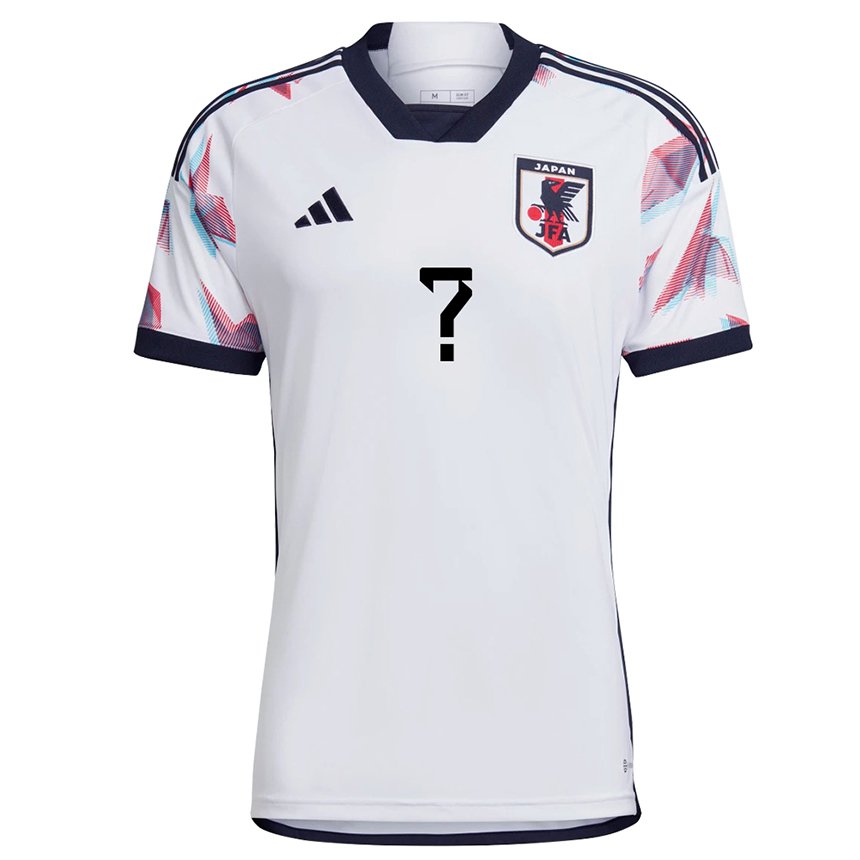 Bambino Maglia Giappone Il Tuo Nome #0 Bianco Kit Gara Away 22-24 Maglietta