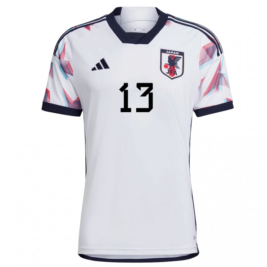 Bambino Maglia Giappone Hidemasa Morita #13 Bianco Kit Gara Away 22-24 Maglietta