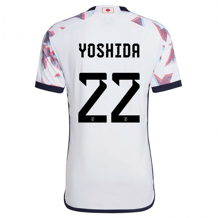 Bambino Maglia Giappone Maya Yoshida #22 Bianco Kit Gara Away 22-24 Maglietta