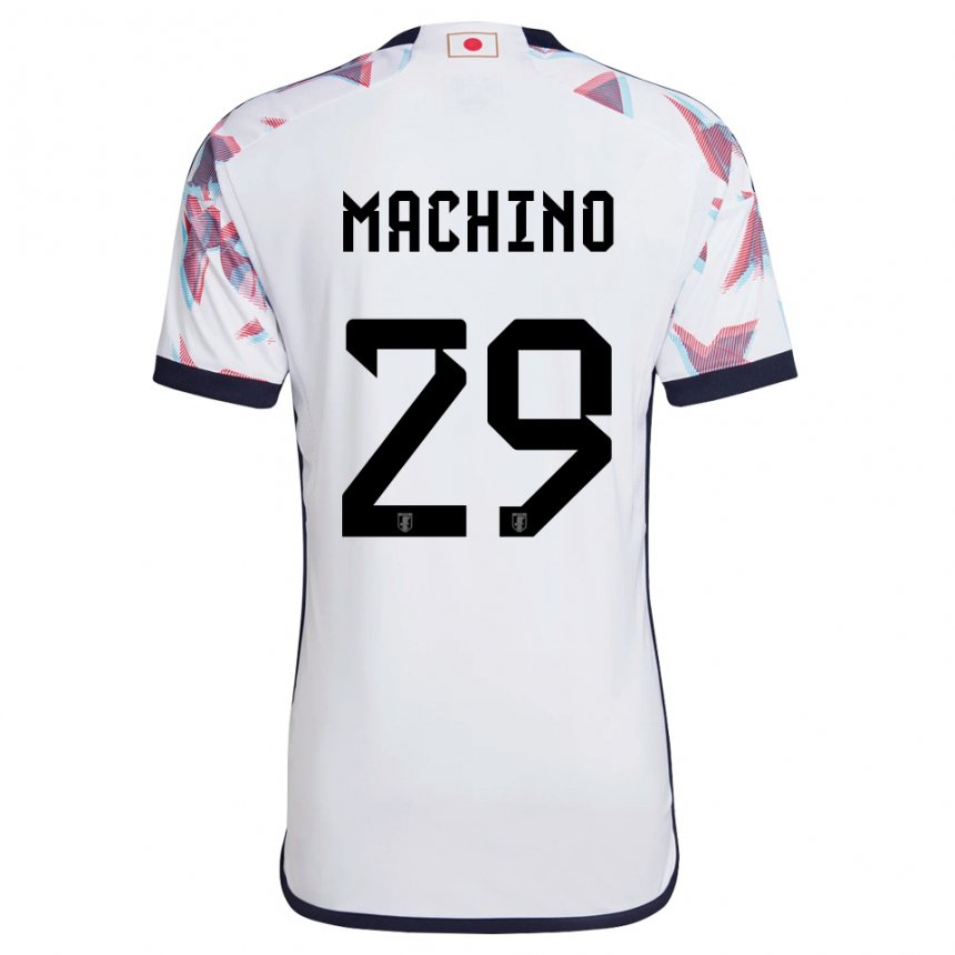 Bambino Maglia Giappone Shuto Machino #29 Bianco Kit Gara Away 22-24 Maglietta