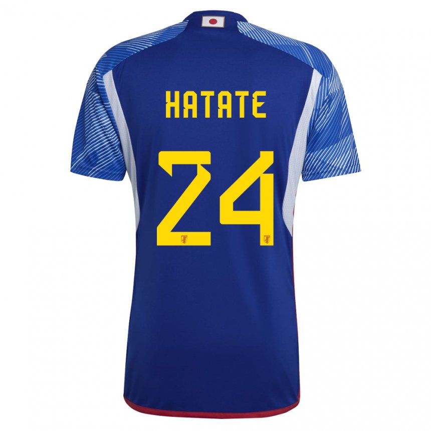 Uomo Maglia Giappone Reo Hatate #24 Blu Reale Kit Gara Home 22-24 Maglietta