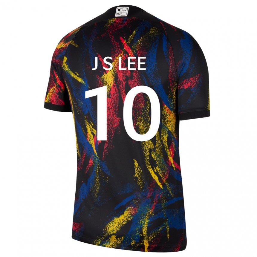 Uomo Maglia Corea Del Sud Jae-sung Lee #10 Multicolore Kit Gara Away 22-24 Maglietta