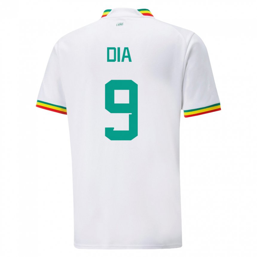 Donna Maglia Senegal Boulaye Dia #9 Bianco Kit Gara Home 22-24 Maglietta