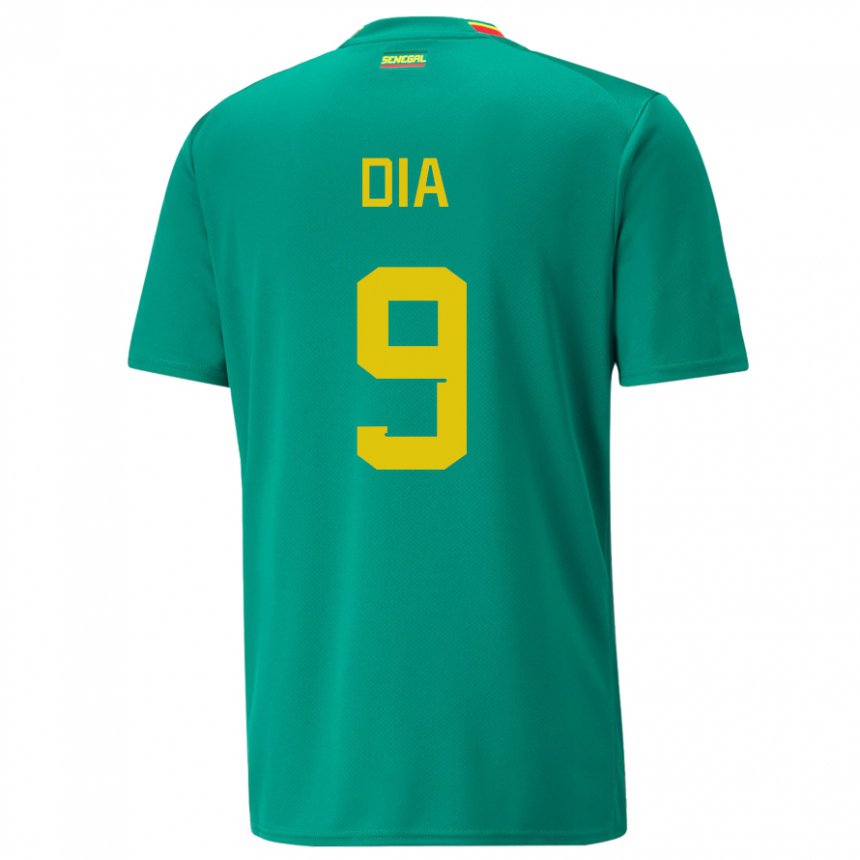 Donna Maglia Senegal Boulaye Dia #9 Verde Kit Gara Away 22-24 Maglietta