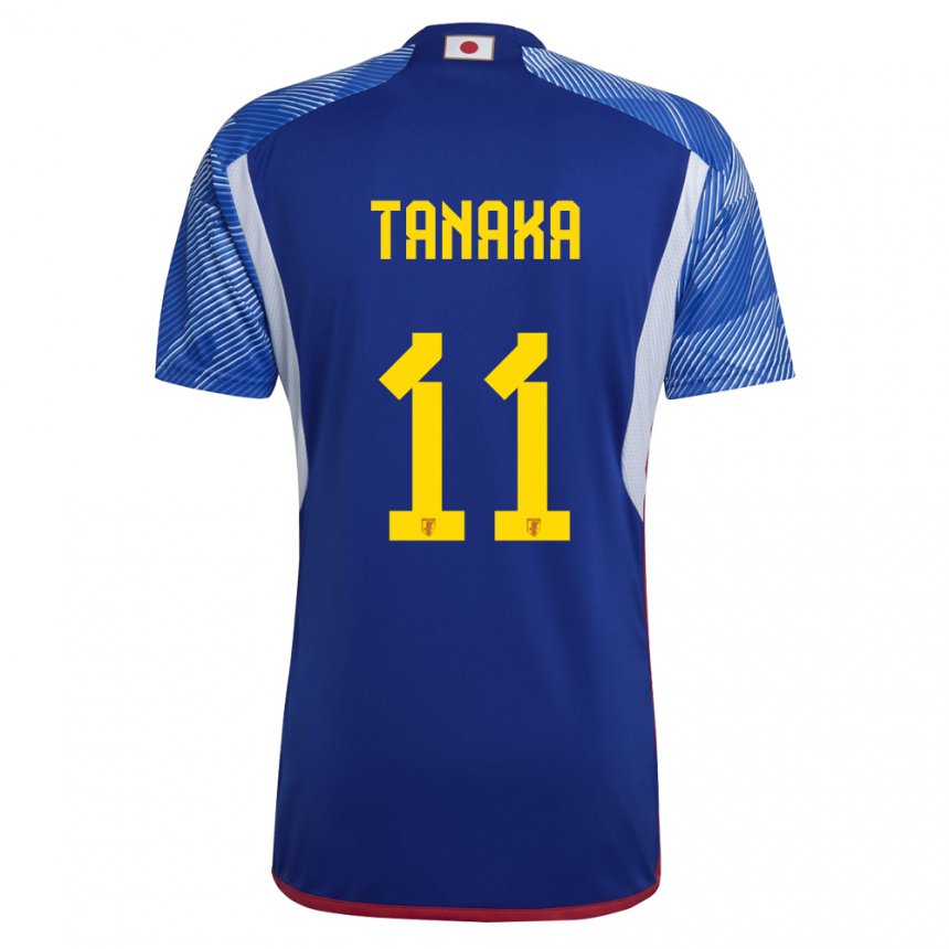 Bambino Maglia Giappone Mina Tanaka #11 Blu Reale Kit Gara Home 22-24 Maglietta