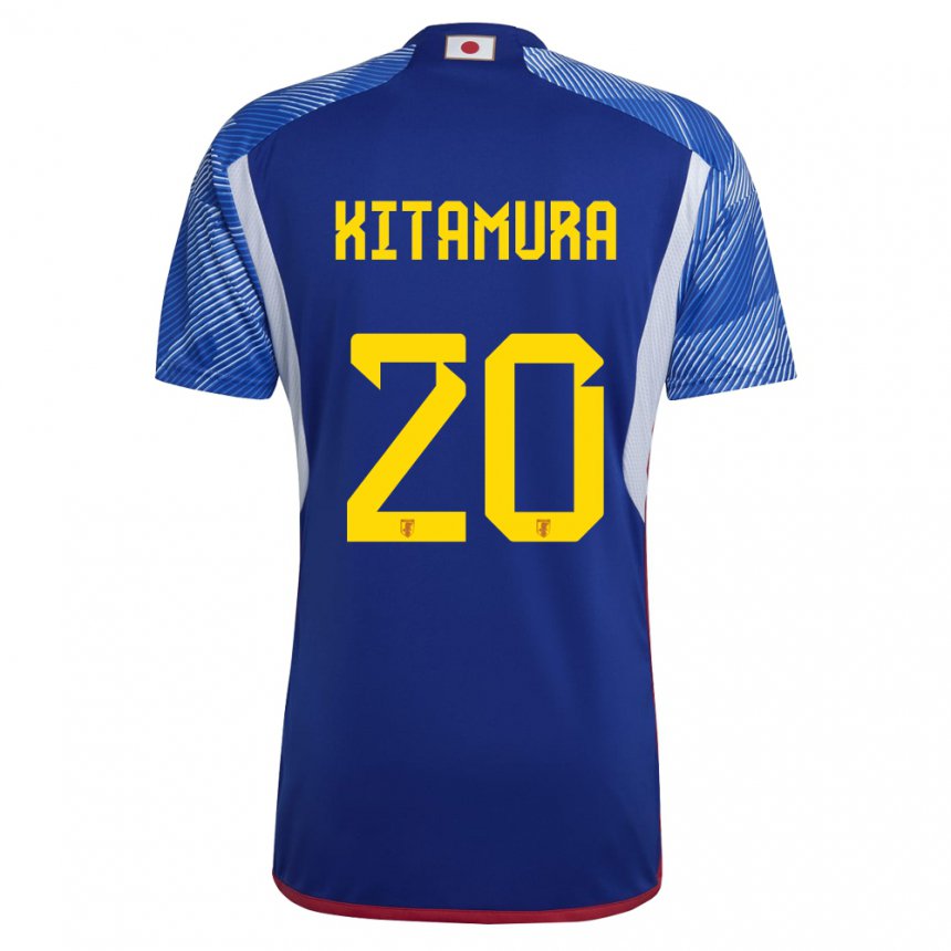 Bambino Maglia Giappone Nanami Kitamura #20 Blu Reale Kit Gara Home 22-24 Maglietta