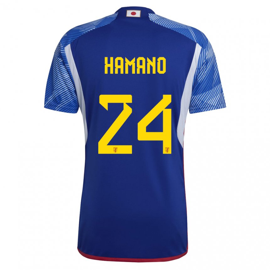 Bambino Maglia Giappone Maika Hamano #24 Blu Reale Kit Gara Home 22-24 Maglietta