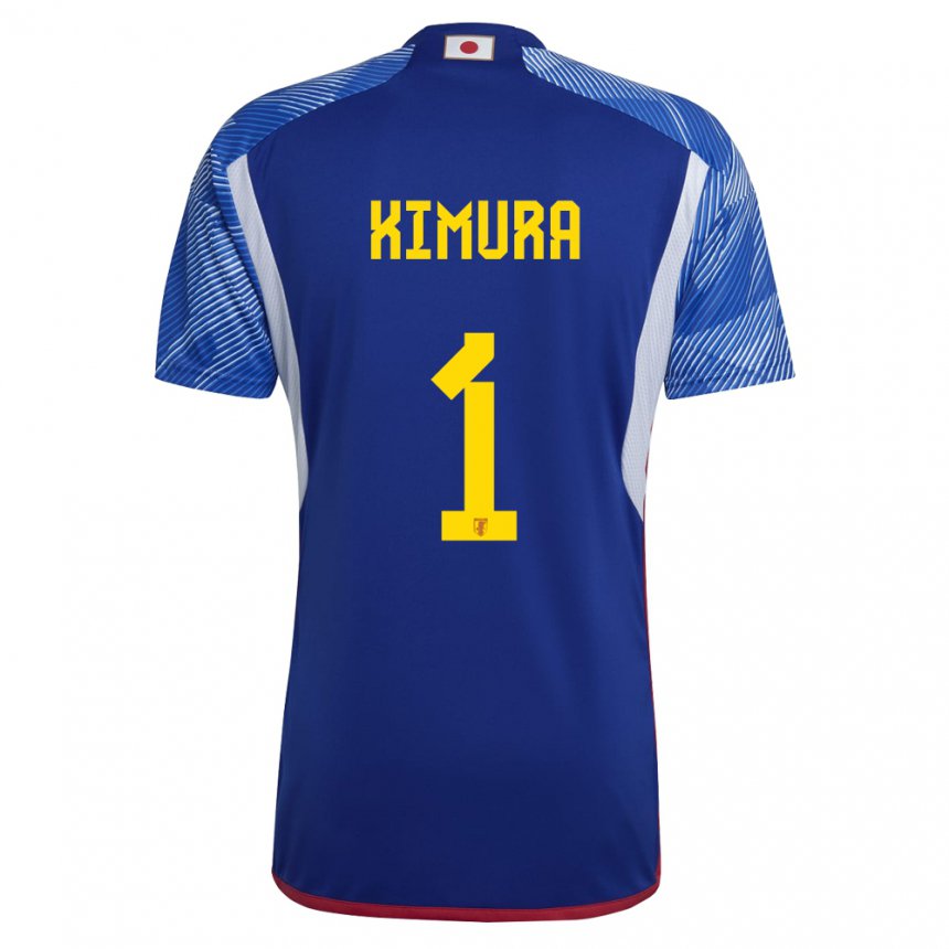 Bambino Maglia Giappone Ryoya Kimura #1 Blu Reale Kit Gara Home 22-24 Maglietta