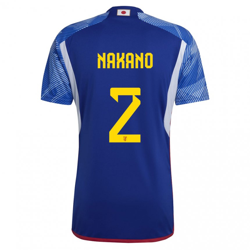 Bambino Maglia Giappone Shinya Nakano #2 Blu Reale Kit Gara Home 22-24 Maglietta