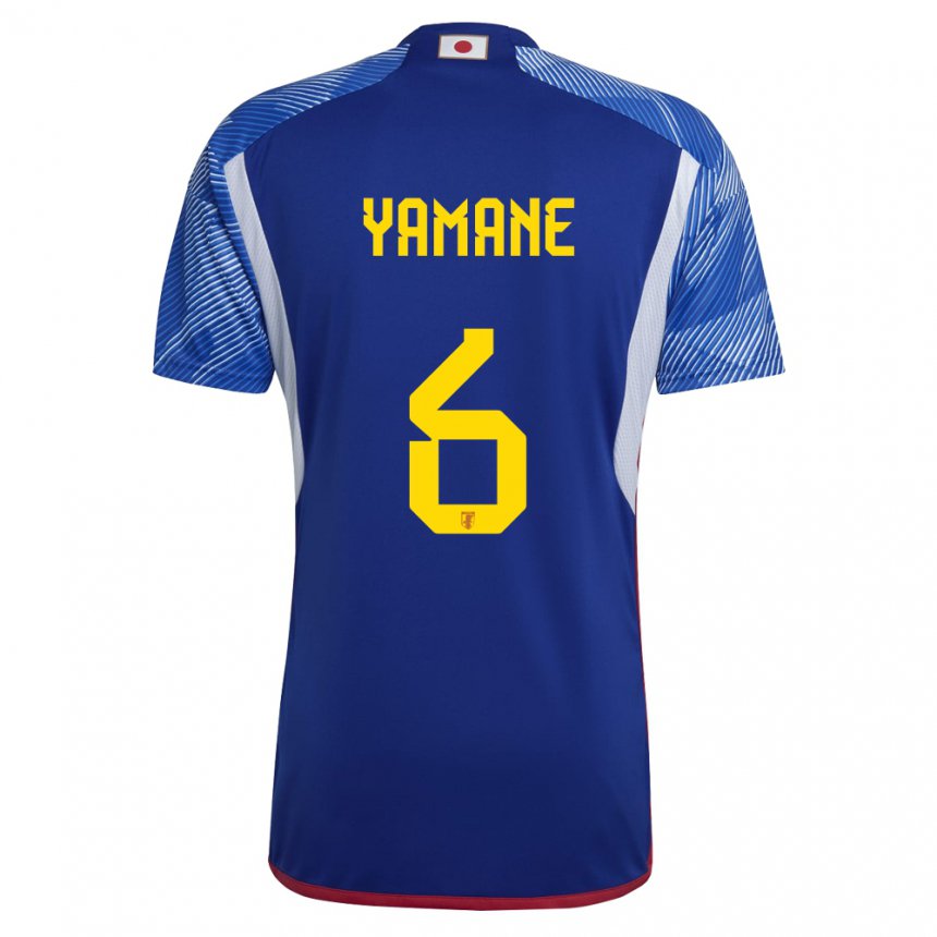 Bambino Maglia Giappone Riku Yamane #6 Blu Reale Kit Gara Home 22-24 Maglietta