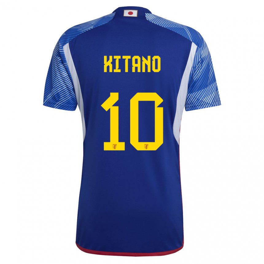 Bambino Maglia Giappone Sota Kitano #10 Blu Reale Kit Gara Home 22-24 Maglietta