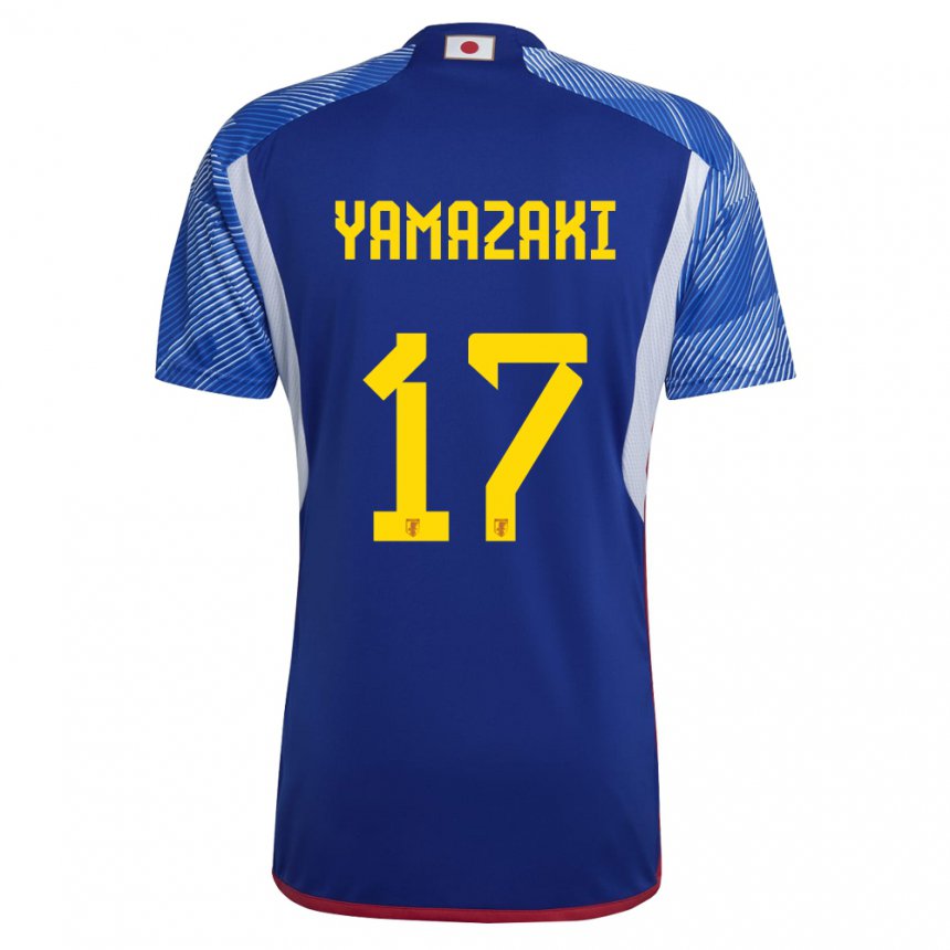 Bambino Maglia Giappone Taishin Yamazaki #17 Blu Reale Kit Gara Home 22-24 Maglietta