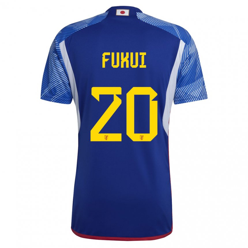 Bambino Maglia Giappone Taichi Fukui #20 Blu Reale Kit Gara Home 22-24 Maglietta