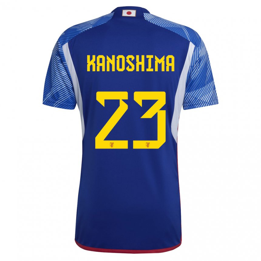 Bambino Maglia Giappone Yu Kanoshima #23 Blu Reale Kit Gara Home 22-24 Maglietta