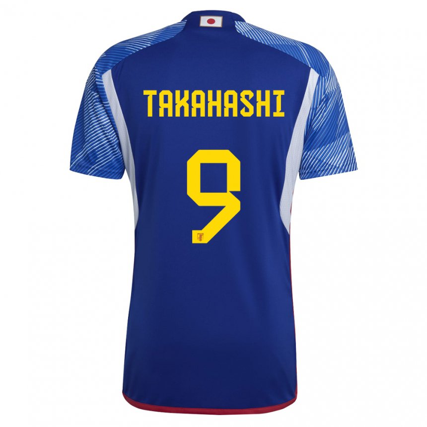 Bambino Maglia Giappone Hikaru Takahashi #9 Blu Reale Kit Gara Home 22-24 Maglietta