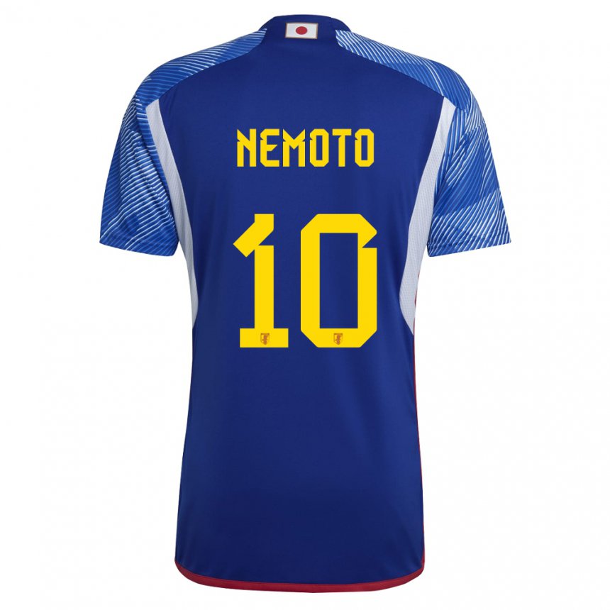 Bambino Maglia Giappone Kotaro Nemoto #10 Blu Reale Kit Gara Home 22-24 Maglietta