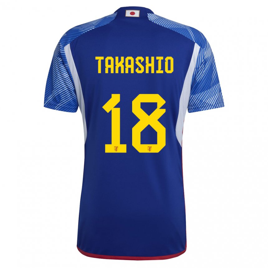 Bambino Maglia Giappone Hayase Takashio #18 Blu Reale Kit Gara Home 22-24 Maglietta