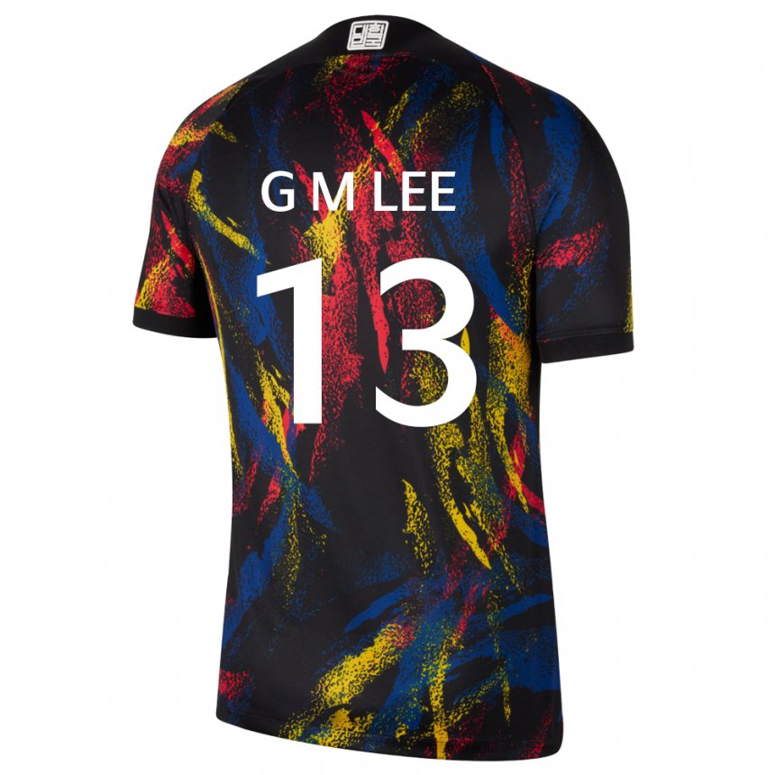 Bambino Maglia Corea Del Sud Lee Geum Min #13 Multicolore Kit Gara Away 22-24 Maglietta