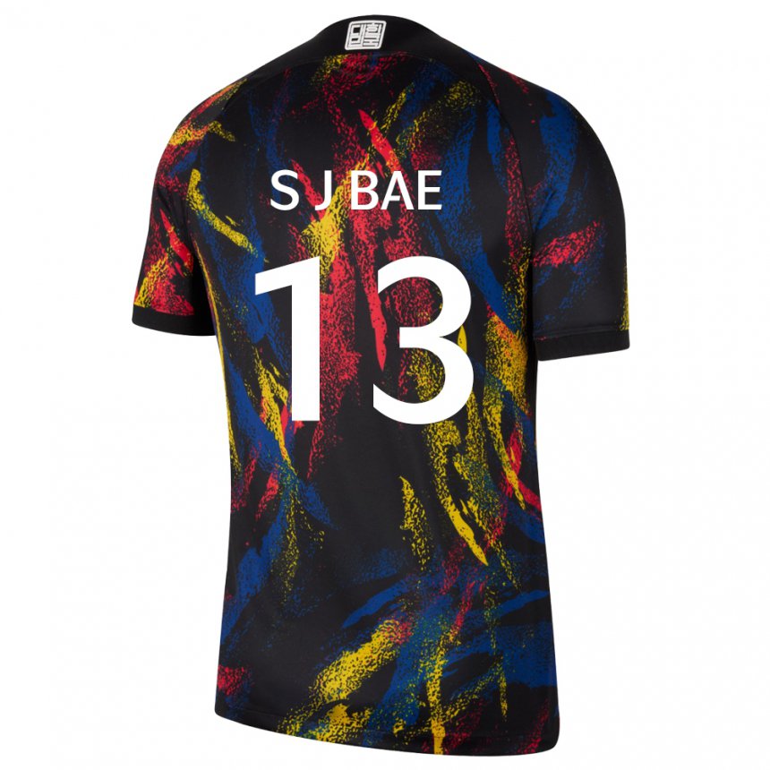 Bambino Maglia Corea Del Sud Bae Seo Joon #13 Multicolore Kit Gara Away 22-24 Maglietta