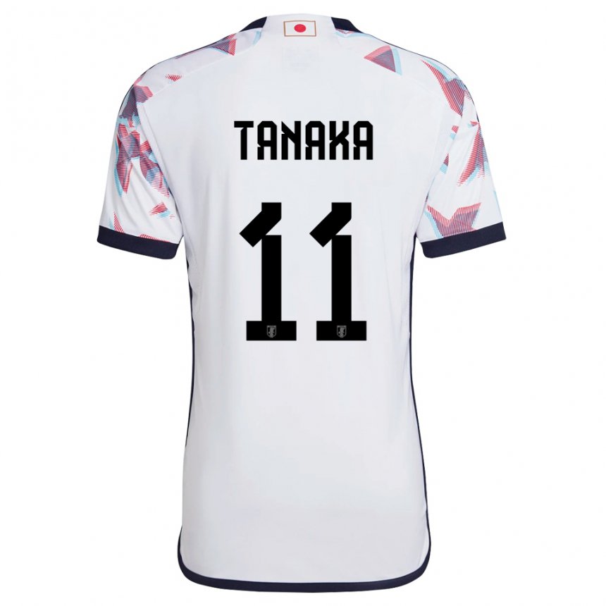 Bambino Maglia Giappone Mina Tanaka #11 Bianco Kit Gara Away 22-24 Maglietta