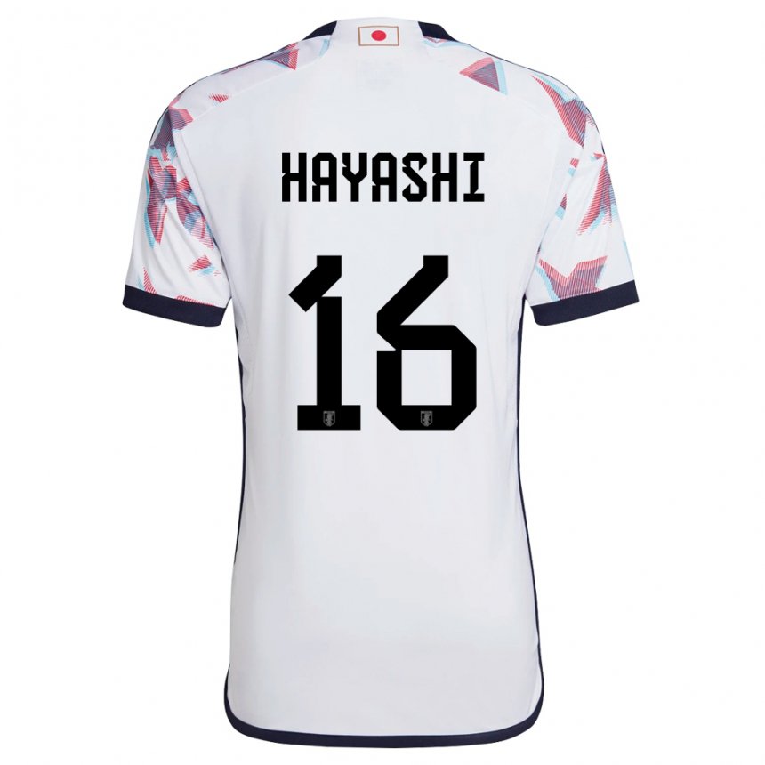 Bambino Maglia Giappone Honoka Hayashi #16 Bianco Kit Gara Away 22-24 Maglietta