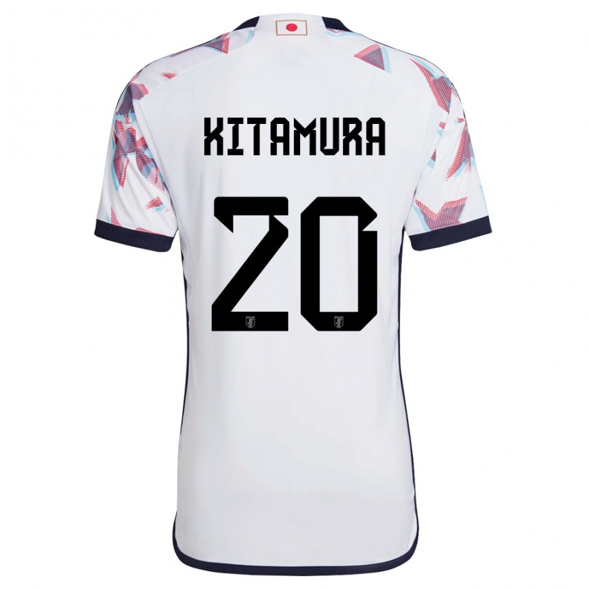 Bambino Maglia Giappone Nanami Kitamura #20 Bianco Kit Gara Away 22-24 Maglietta