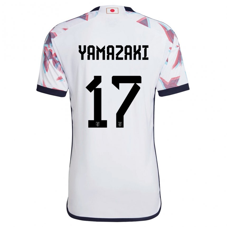 Bambino Maglia Giappone Taishin Yamazaki #17 Bianco Kit Gara Away 22-24 Maglietta