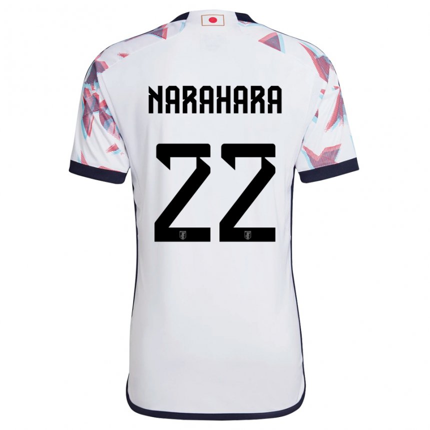 Bambino Maglia Giappone Yoshiki Narahara #22 Bianco Kit Gara Away 22-24 Maglietta