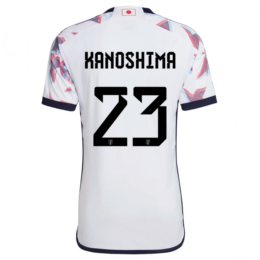 Bambino Maglia Giappone Yu Kanoshima #23 Bianco Kit Gara Away 22-24 Maglietta