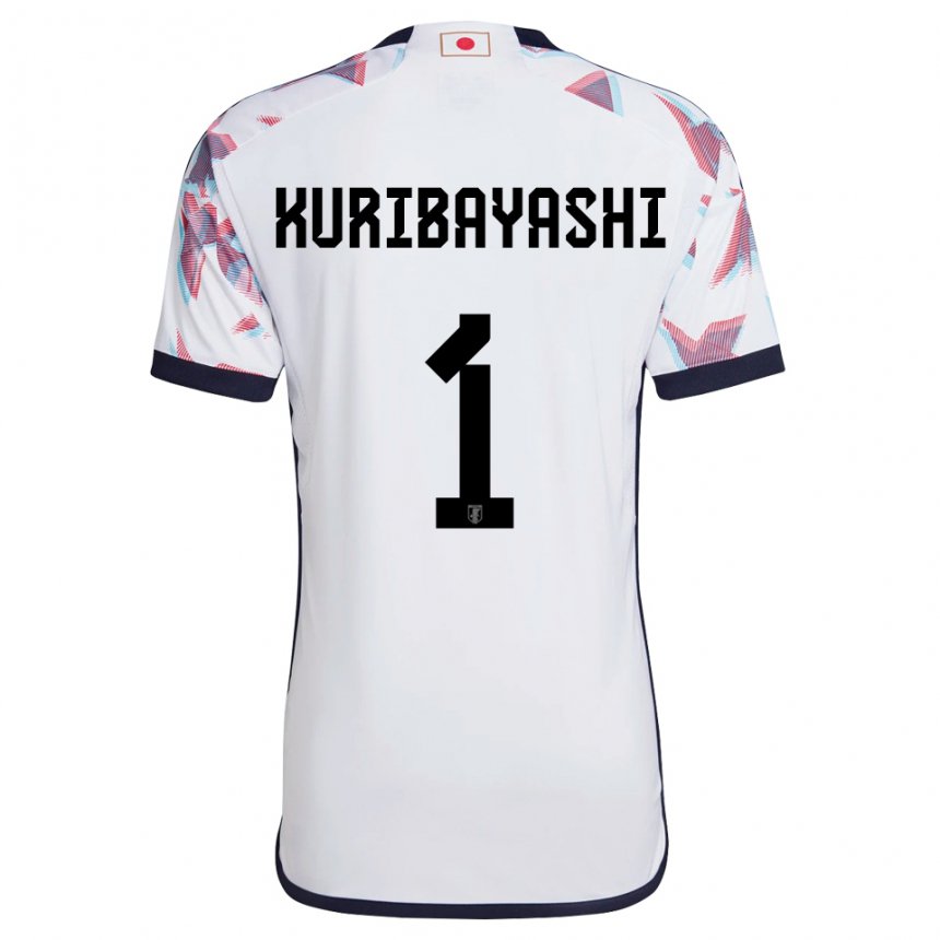 Bambino Maglia Giappone Hayato Kuribayashi #1 Bianco Kit Gara Away 22-24 Maglietta