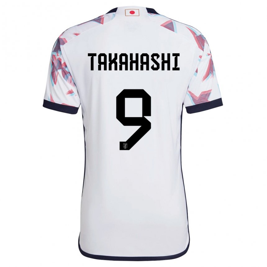 Bambino Maglia Giappone Hikaru Takahashi #9 Bianco Kit Gara Away 22-24 Maglietta