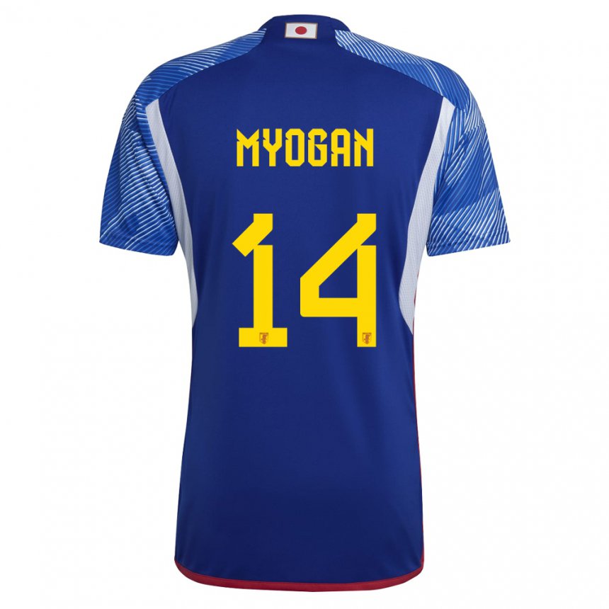 Uomo Maglia Giappone Toya Myogan #14 Blu Reale Kit Gara Home 22-24 Maglietta