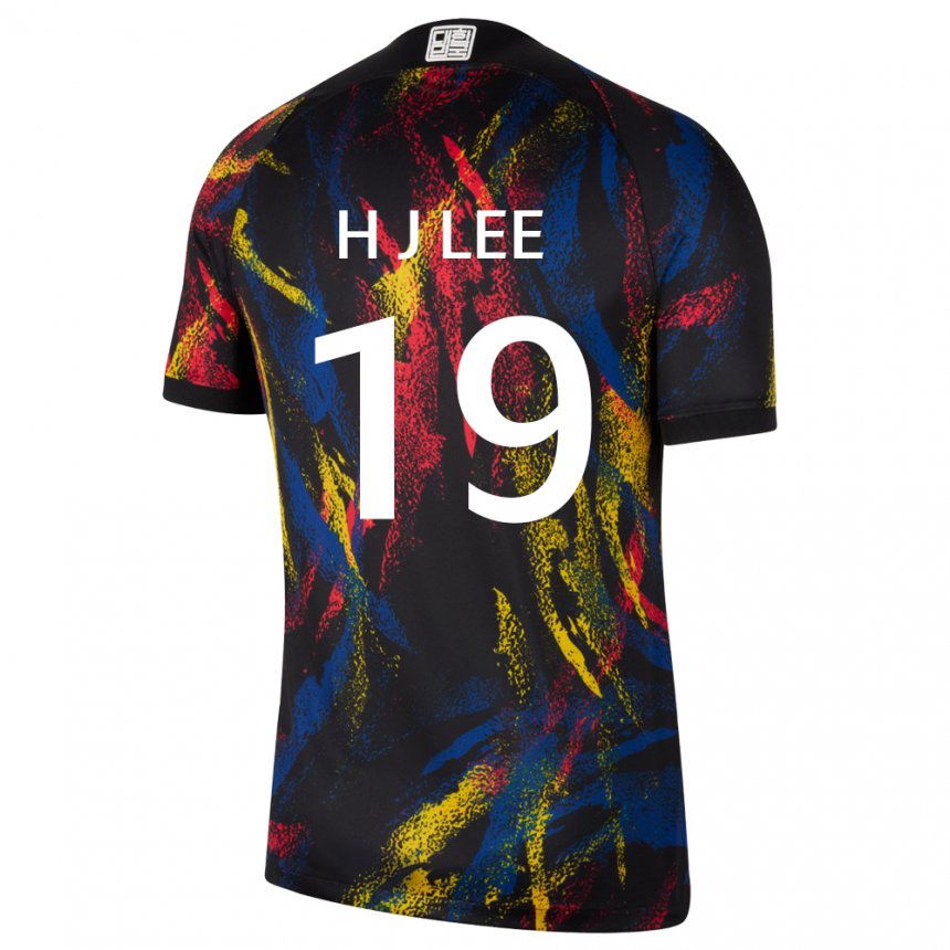 Uomo Maglia Corea Del Sud Lee Hyun Jun #19 Multicolore Kit Gara Away 22-24 Maglietta