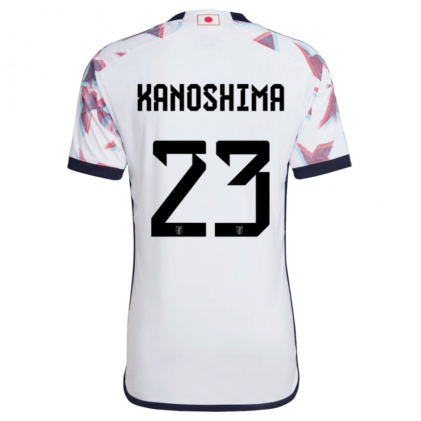 Uomo Maglia Giappone Yu Kanoshima #23 Bianco Kit Gara Away 22-24 Maglietta