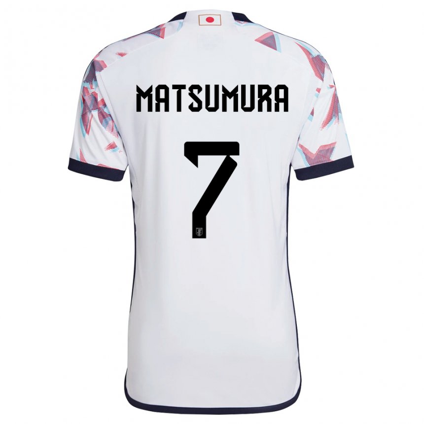 Uomo Maglia Giappone Kosuke Matsumura #7 Bianco Kit Gara Away 22-24 Maglietta