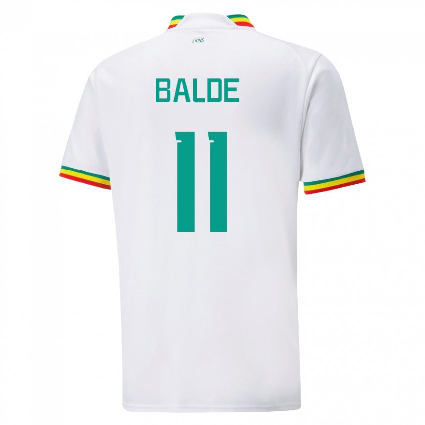 Donna Maglia Senegal Haby Balde #11 Bianco Kit Gara Home 22-24 Maglietta