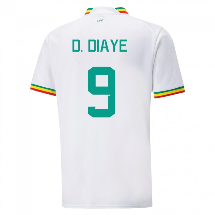 Donna Maglia Senegal Dialy N Diaye #9 Bianco Kit Gara Home 22-24 Maglietta