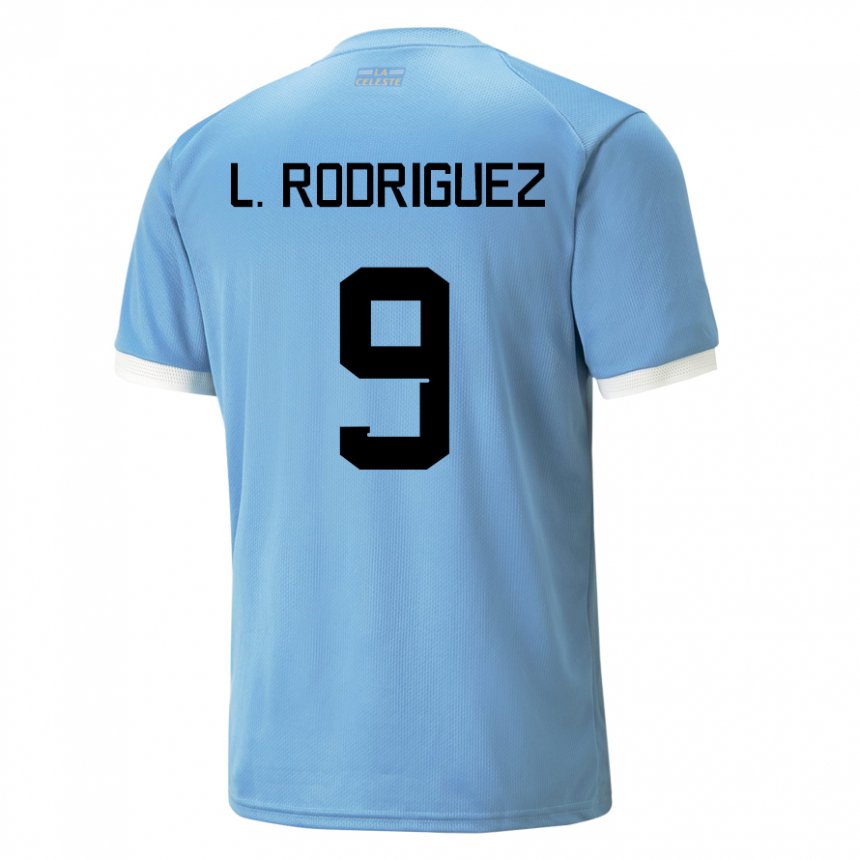 Donna Maglia Uruguay Luciano Rodriguez #9 Blu Kit Gara Home 22-24 Maglietta