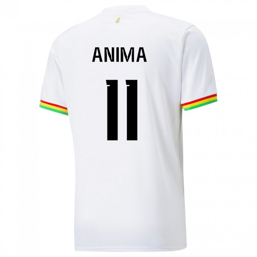 Donna Maglia Ghana Naomi Anima #11 Bianco Kit Gara Home 22-24 Maglietta