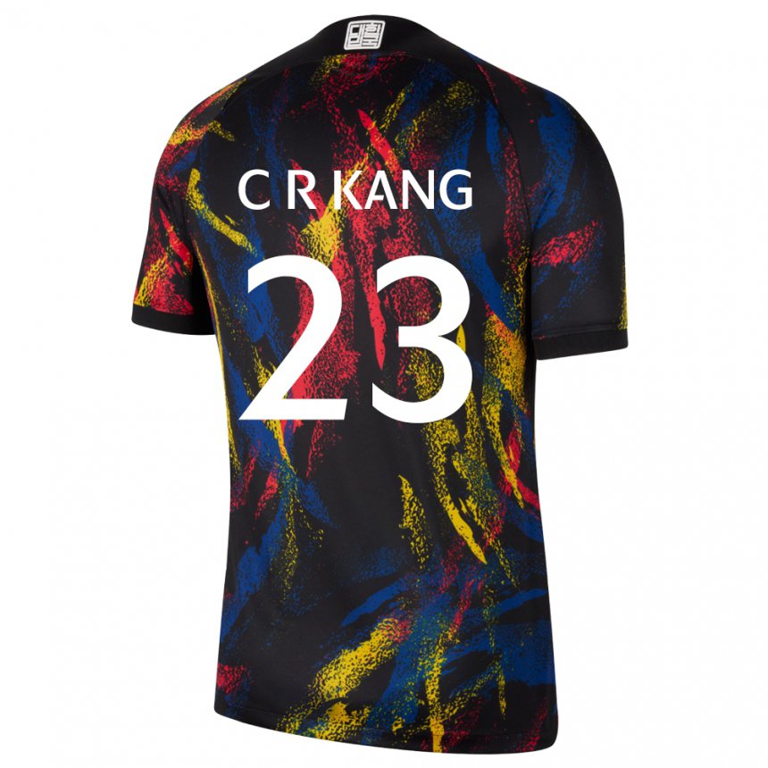 Donna Maglia Corea Del Sud Kang Chae Rim #23 Multicolore Kit Gara Away 22-24 Maglietta