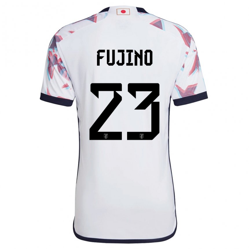 Donna Maglia Giappone Aoba Fujino #23 Bianco Kit Gara Away 22-24 Maglietta