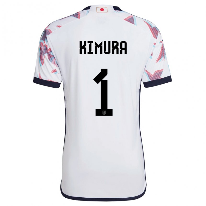 Donna Maglia Giappone Ryoya Kimura #1 Bianco Kit Gara Away 22-24 Maglietta