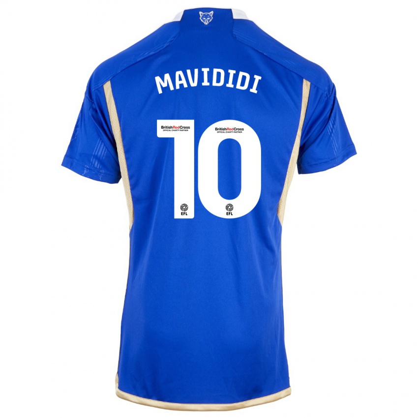 Bambino Maglia Stephy Mavididi #10 Blu Kit Gara Home 2023/24 Maglietta