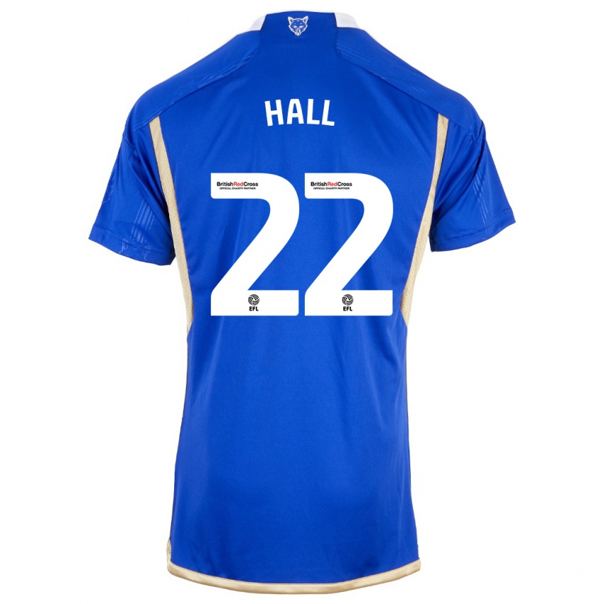 Bambino Maglia Kiernan Dewsbury-Hall #22 Blu Kit Gara Home 2023/24 Maglietta