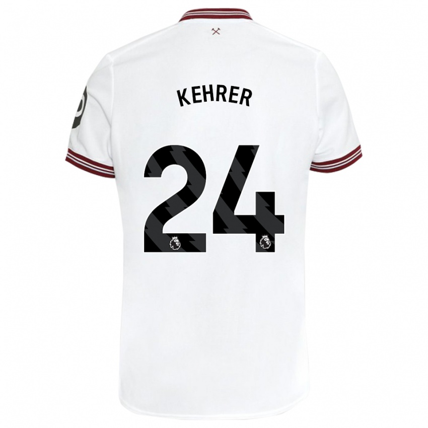 Bambino Maglia Thilo Kehrer #24 Bianco Kit Gara Away 2023/24 Maglietta