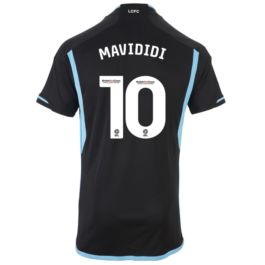 Bambino Maglia Stephy Mavididi #10 Nero Kit Gara Away 2023/24 Maglietta