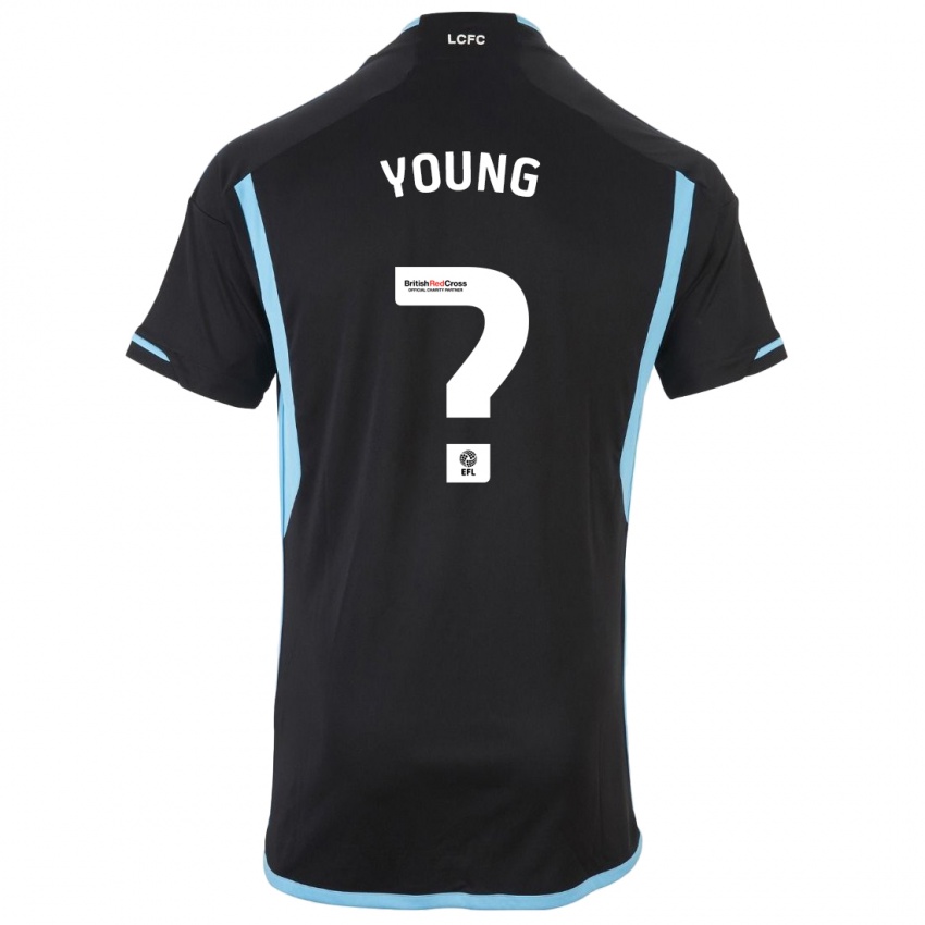 Bambino Maglia Brad Young #1 Nero Kit Gara Away 2023/24 Maglietta