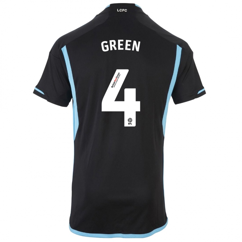 Bambino Maglia Josie Green #4 Nero Kit Gara Away 2023/24 Maglietta